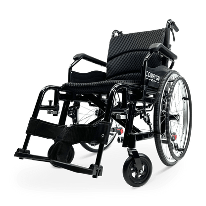 ComfyGo X-1 Manual Folding Lightweight Travel Wheelchair Wheelchairs ComfyGo   