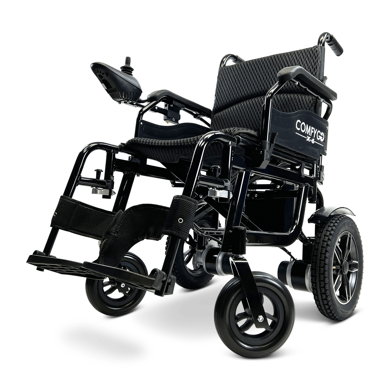 ComfyGo X-6 Lightweight Folding Electric Wheelchair Wheelchairs ComfyGo   