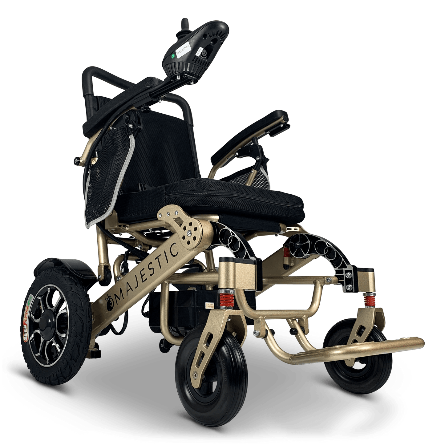 ComfyGo Majestic IQ-7000 Remote Controlled Electric Wheelchair With Optional Auto Fold Wheelchairs ComfyGo Bronze Standard 