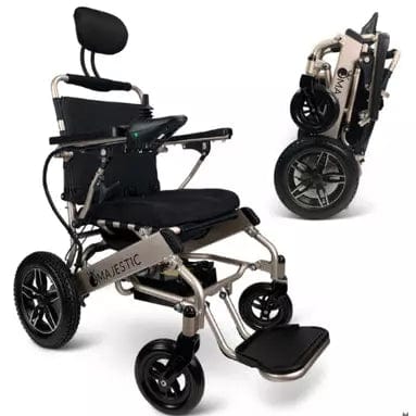 ComfyGo Majestic IQ-8000 Remote Controlled Folding Lightweight Electric Wheelchair Wheelchairs ComfyGo Bronze Standard 