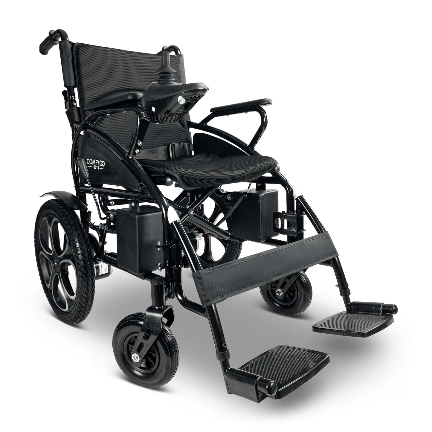 ComfyGo 6011 Folding Electric Travel Wheelchair Wheelchairs ComfyGo   