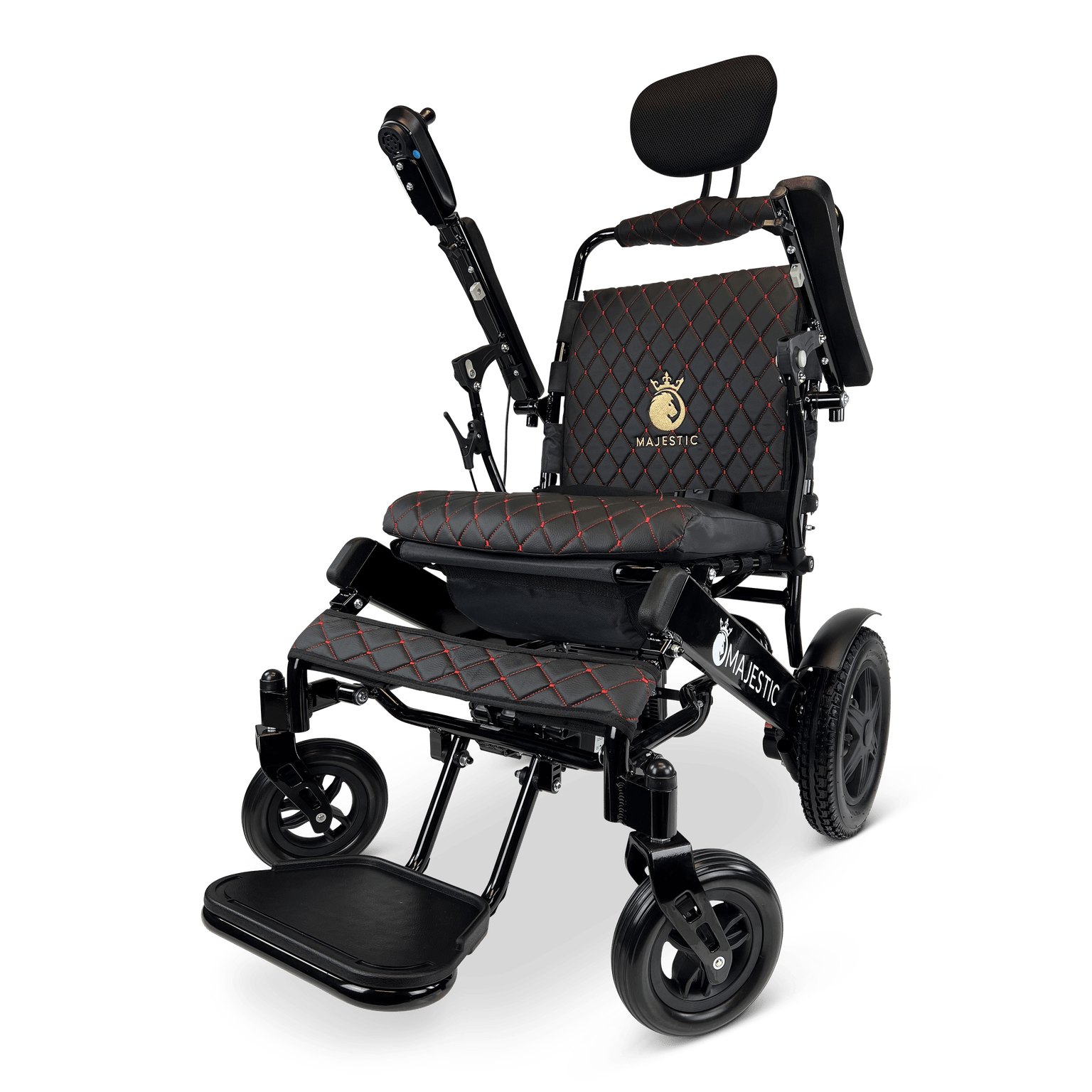 ComfyGo Majestic IQ-9000 Long Range Folding Electric Wheelchair With Optional Auto-Recline Wheelchairs ComfyGo   