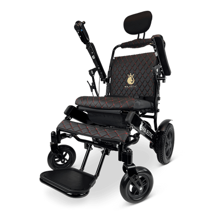 ComfyGo Majestic IQ-9000 Long Range Folding Electric Wheelchair With Optional Auto-Recline Wheelchairs ComfyGo   