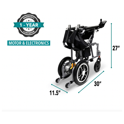 ComfyGo X-7 Super Lightweight Folding Electric Wheelchair Wheelchairs ComfyGo   