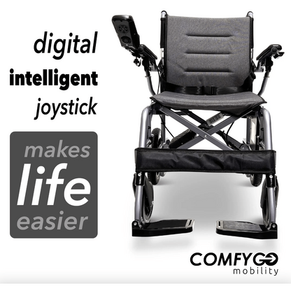 ComfyGo X-7 Super Lightweight Folding Electric Wheelchair Wheelchairs ComfyGo   