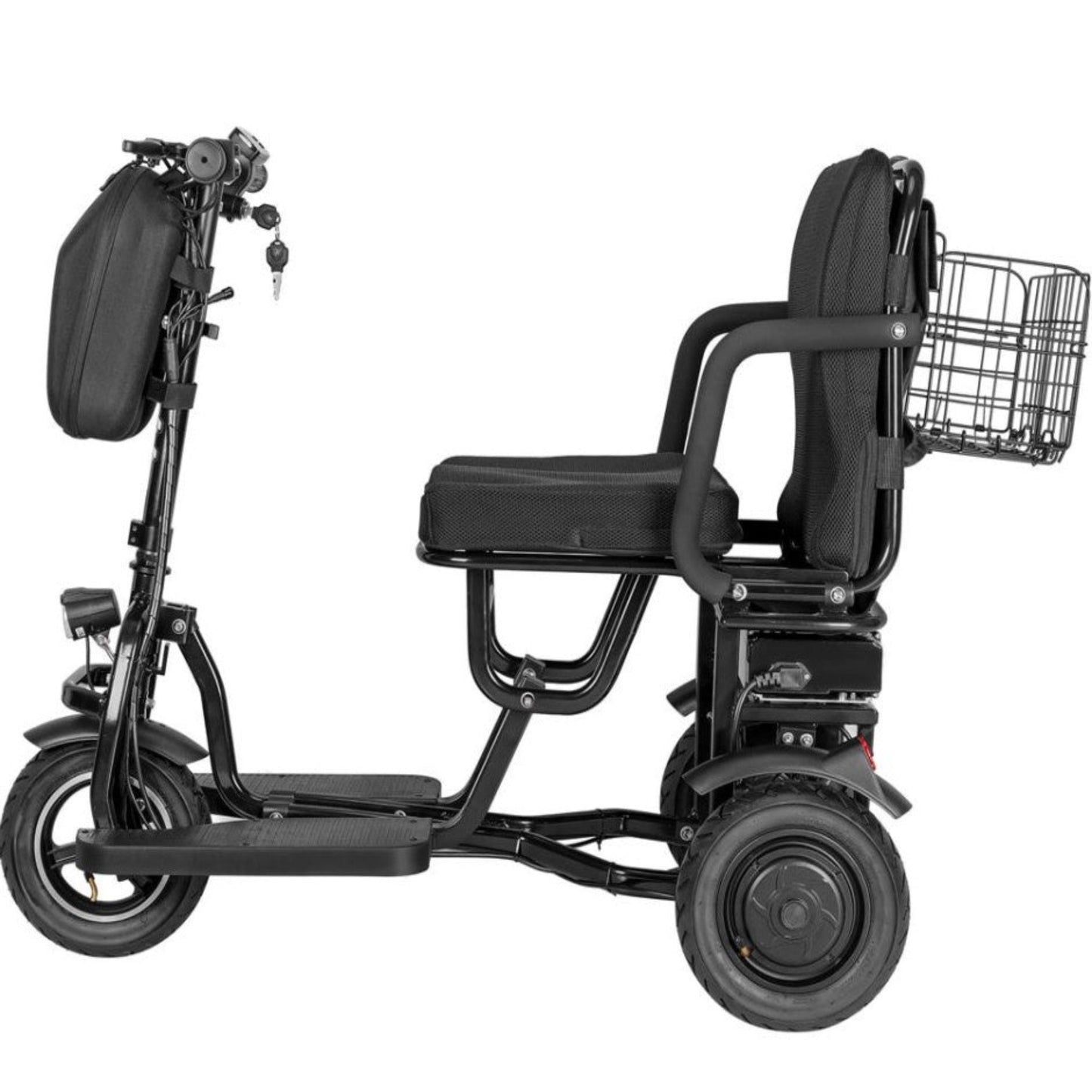 MotoTec Folding Mobility Electric Trike 48v 700w Dual Motor Lithium