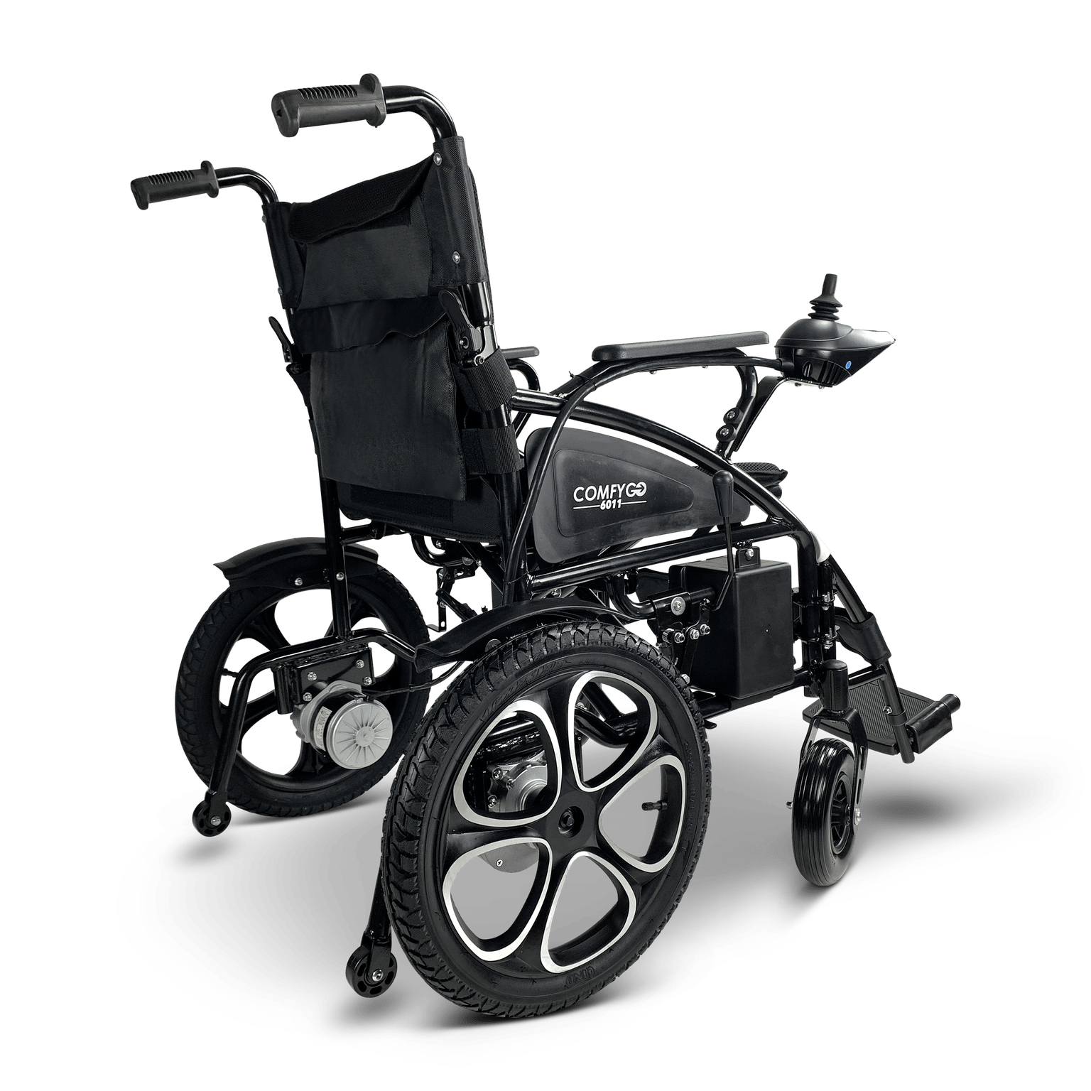 ComfyGo 6011 Folding Electric Travel Wheelchair Wheelchairs ComfyGo   