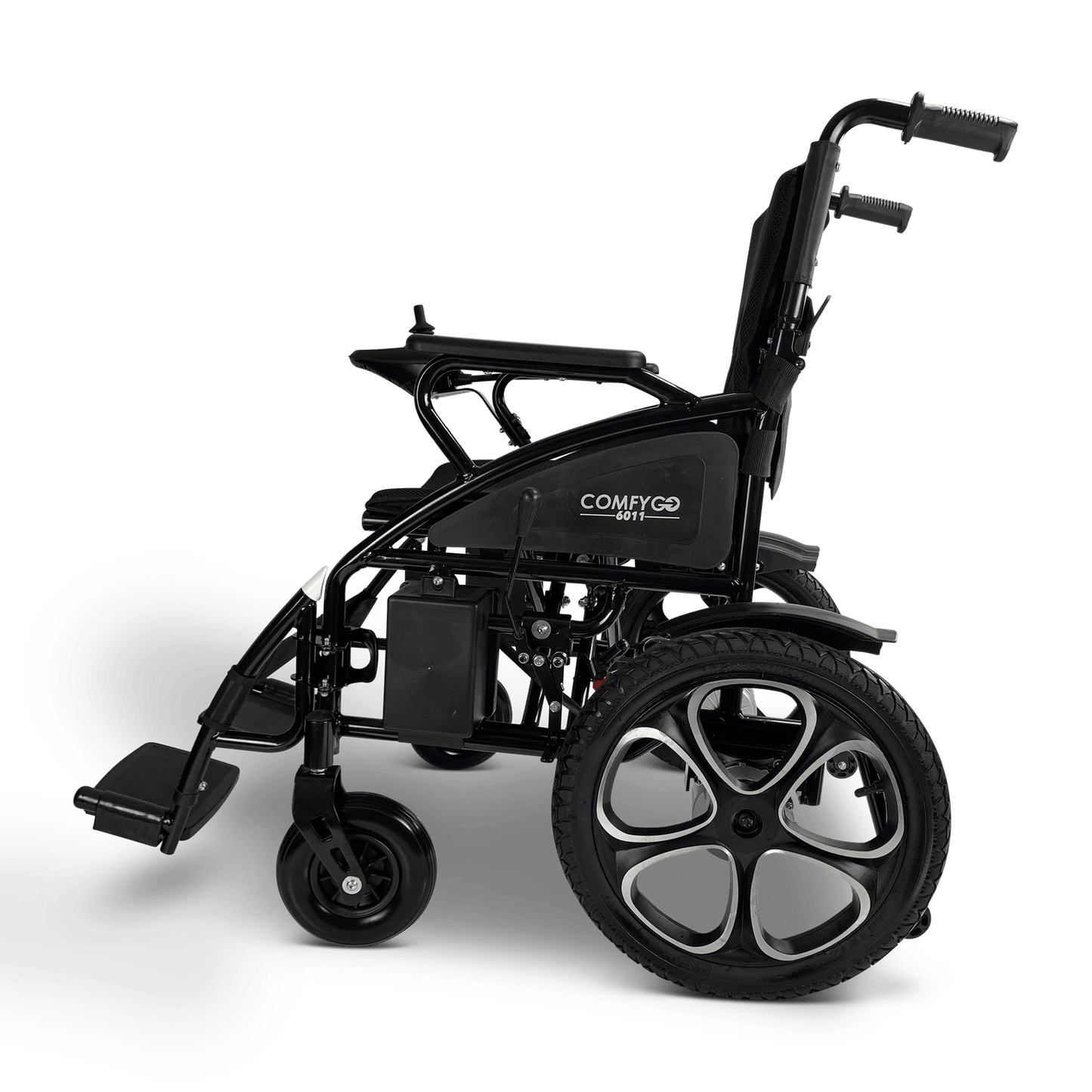 ComfyGo 6011 Folding Electric Travel Wheelchair Wheelchairs ComfyGo   