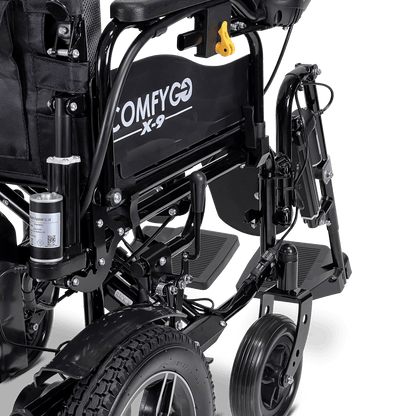 ComfyGo X-9 Remote Controlled Electric Wheelchair With Automatic Recline Wheelchairs ComfyGo   