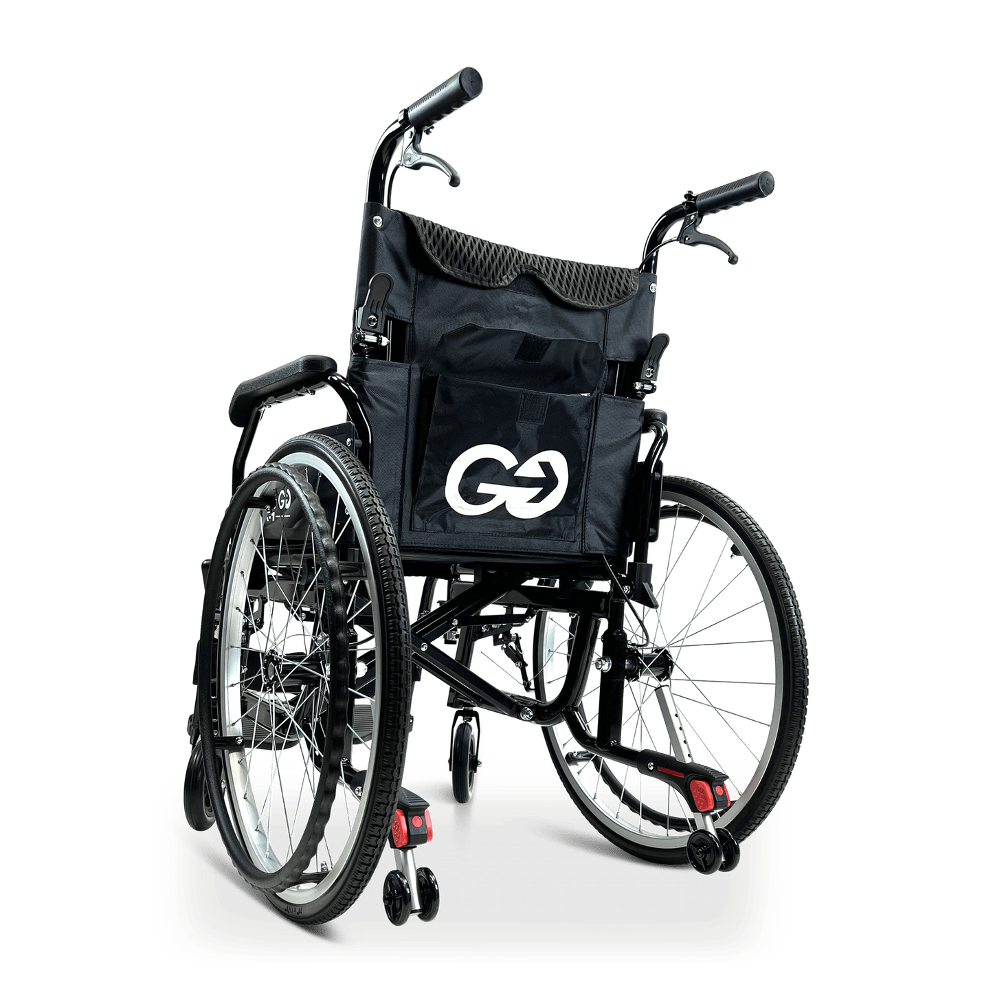 ComfyGo X-1 Manual Folding Lightweight Travel Wheelchair Wheelchairs ComfyGo   