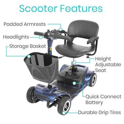 Vive 4 Wheel Mobility Scooter by Vive Health Mobility Scooters Vive Health   