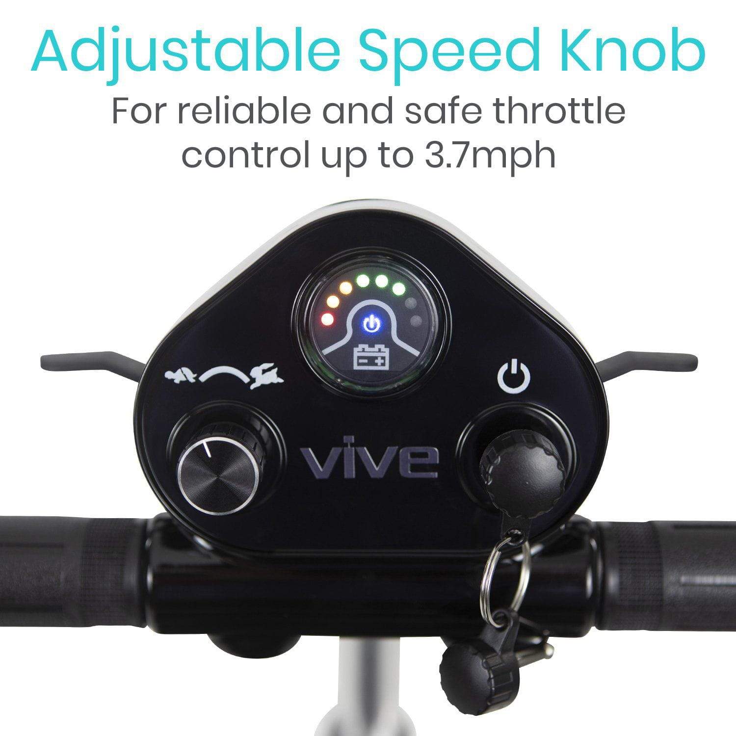 Vive Health Auto Folding Mobility Scooter MOB1030SLB Mobility Scooters Vive Health   