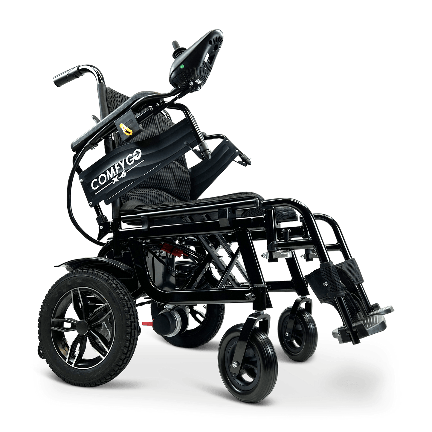 ComfyGo X-6 Lightweight Folding Electric Wheelchair Wheelchairs ComfyGo   