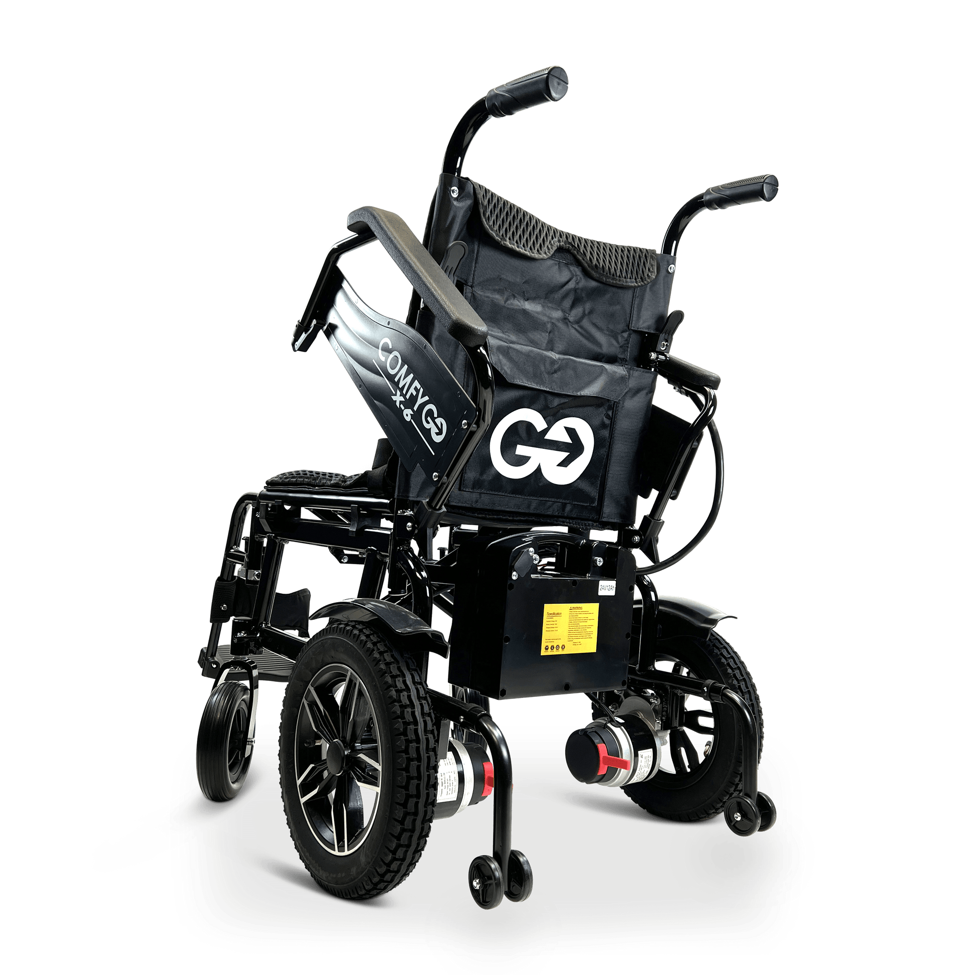 ComfyGo X-6 Lightweight Folding Electric Wheelchair Wheelchairs ComfyGo   